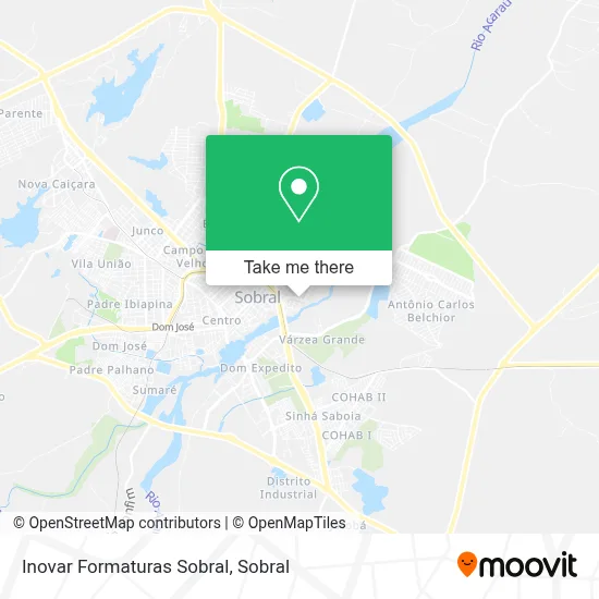 Inovar Formaturas Sobral map
