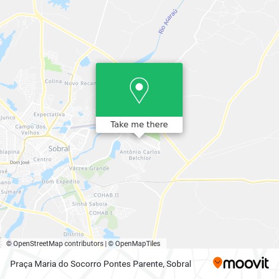 Praça Maria do Socorro Pontes Parente map