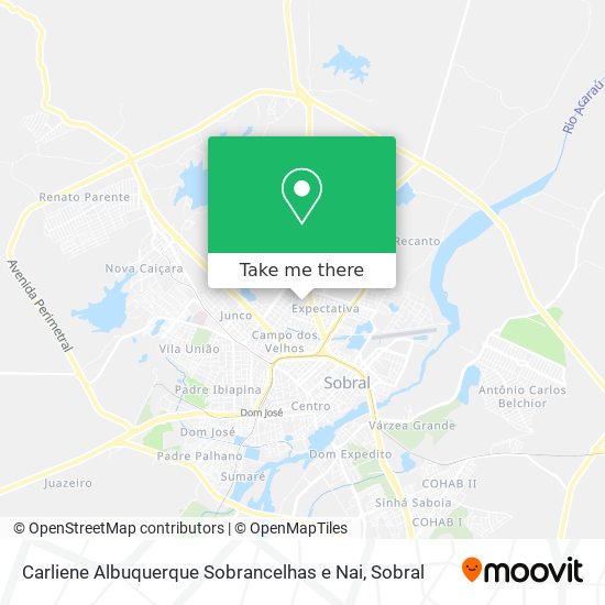 Carliene Albuquerque Sobrancelhas e Nai map