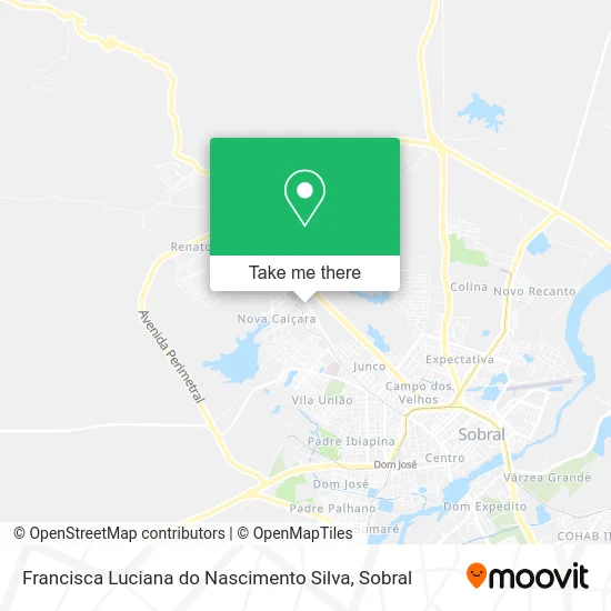 Francisca Luciana do Nascimento Silva map
