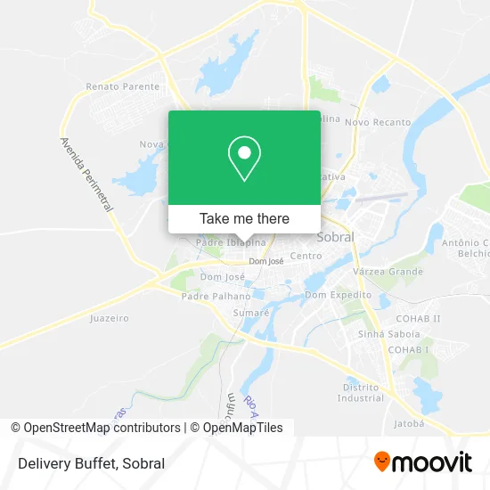 Delivery Buffet map