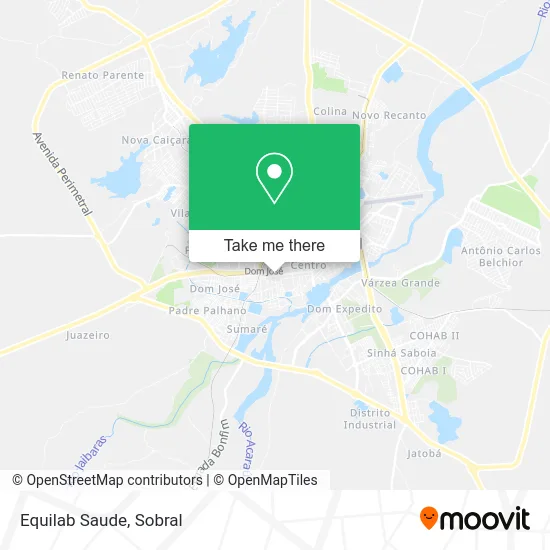 Equilab Saude map
