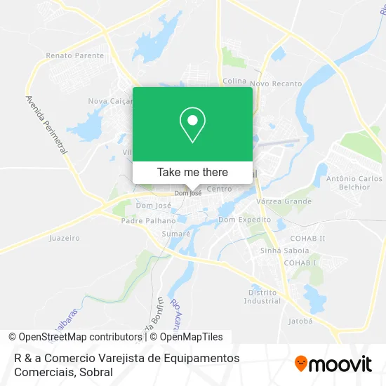 R & a Comercio Varejista de Equipamentos Comerciais map