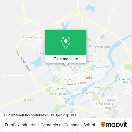 Euroflex Industria e Comercio de Colchoes map