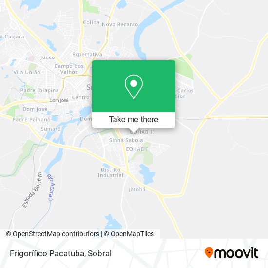 Frigorífico Pacatuba map