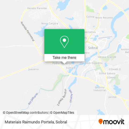 Materiais Raimundo Portela map