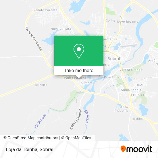 Loja da Toinha map