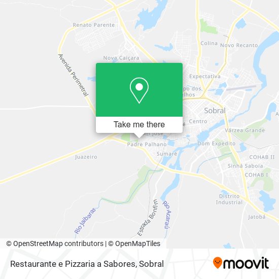 Restaurante e Pizzaria a Sabores map