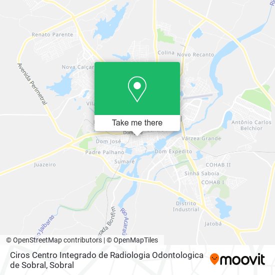 Ciros Centro Integrado de Radiologia Odontologica de Sobral map