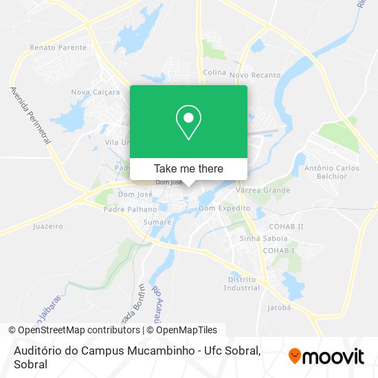 Auditório do Campus Mucambinho - Ufc Sobral map