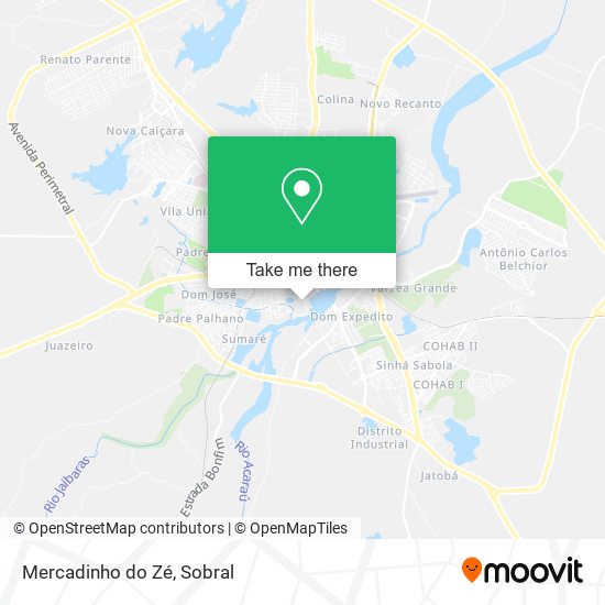 Mercadinho do Zé map