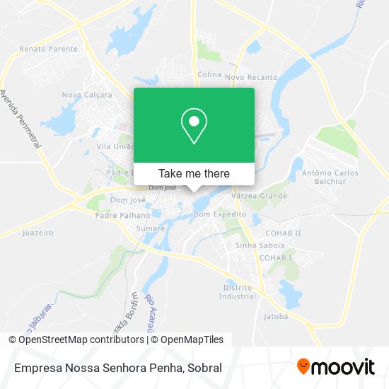 Mapa Empresa Nossa Senhora Penha