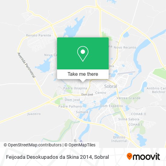 Mapa Feijoada Desokupados da Skina 2014