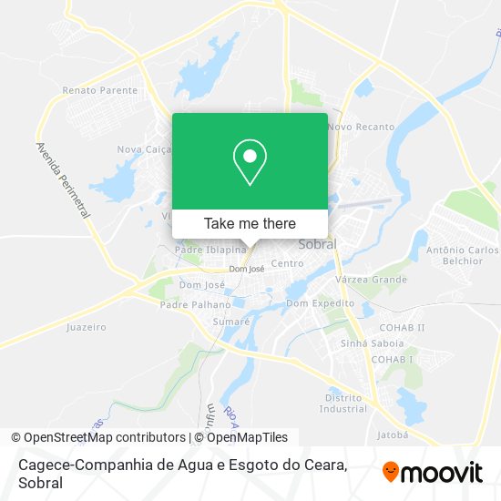 Cagece-Companhia de Agua e Esgoto do Ceara map