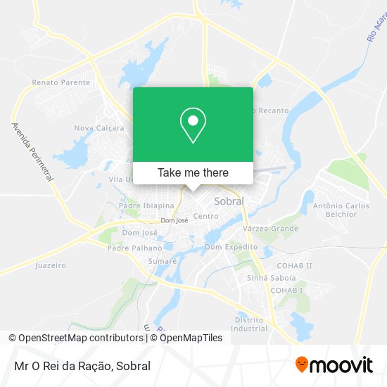 Mr O Rei da Ração map