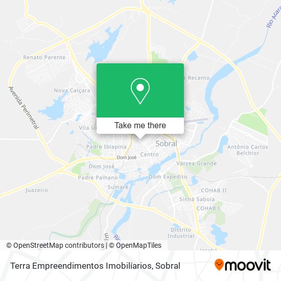 Mapa Terra Empreendimentos Imobilíarios