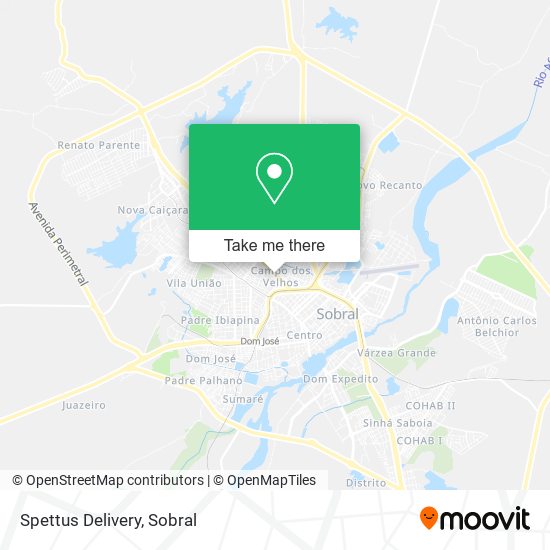 Mapa Spettus Delivery