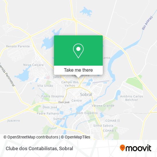 Clube dos Contabilistas map