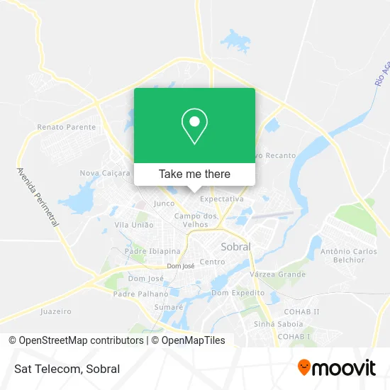 Sat Telecom map