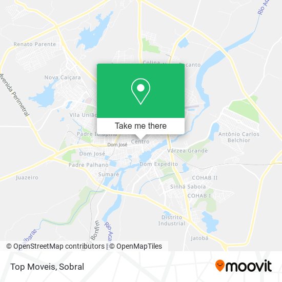 Top Moveis map