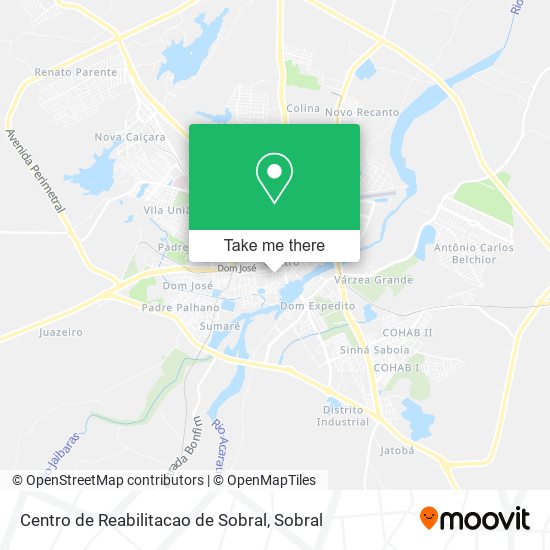 Centro de Reabilitacao de Sobral map