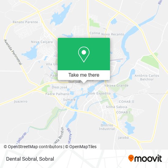 Dental Sobral map