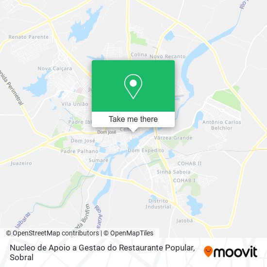 Nucleo de Apoio a Gestao do Restaurante Popular map