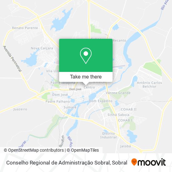 Conselho Regional de Administração Sobral map