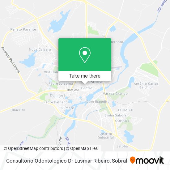 Consultorio Odontologico Dr Lusmar Ribeiro map