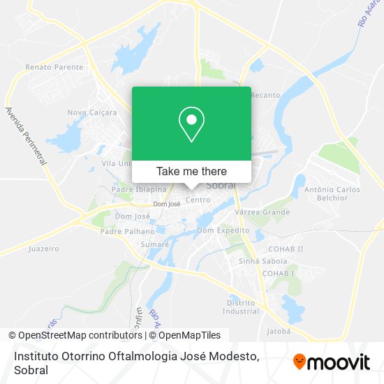 Instituto Otorrino Oftalmologia José Modesto map