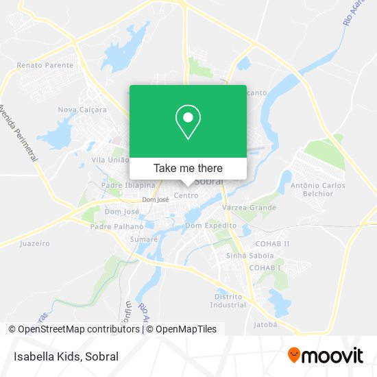 Isabella Kids map