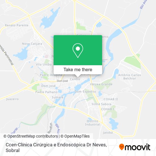 Ccen-Clínica Cirúrgica e Endoscópica Dr Neves map
