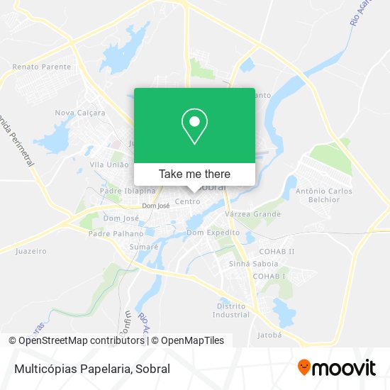 Multicópias Papelaria map