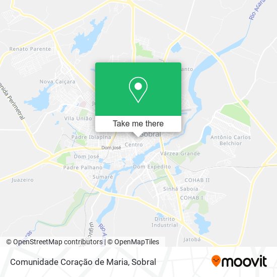 Comunidade Coração de Maria map