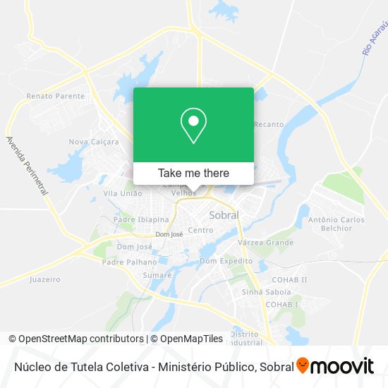 Núcleo de Tutela Coletiva - Ministério Público map