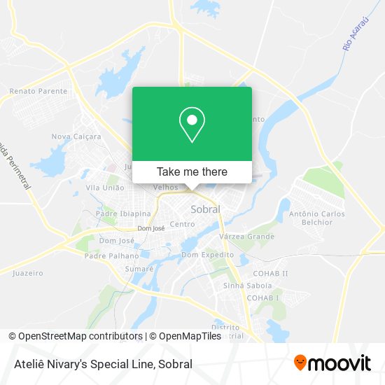 Mapa Ateliê Nivary's Special Line