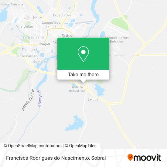 Francisca Rodrigues do Nascimento map