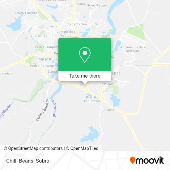 Chilli Beans map