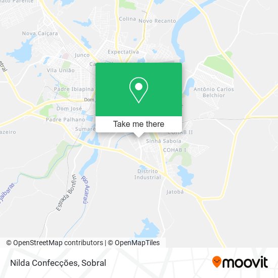 Nilda Confecções map