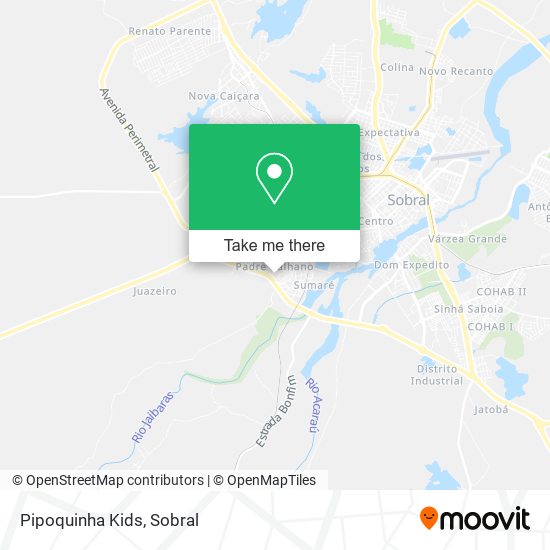 Pipoquinha Kids map