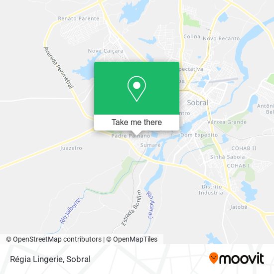 Mapa Régia Lingerie