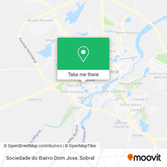Sociedade do Bairro Dom Jose map