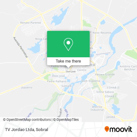 Mapa TV Jordao Ltda