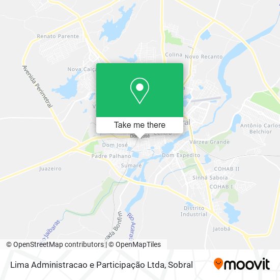 Lima Administracao e Participação Ltda map