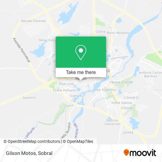 Gilson Motos map