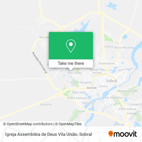 Igreja Assembléia de Deus Vila União map