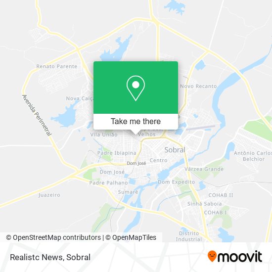 Realistc News map