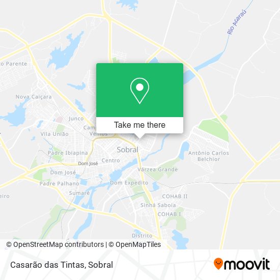 Casarão das Tintas map