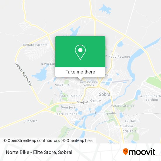 Norte Bike - Elite Store map