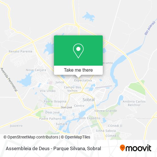 Assembleia de Deus - Parque Silvana map